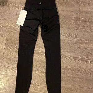 Lululemon black leggings. NWT